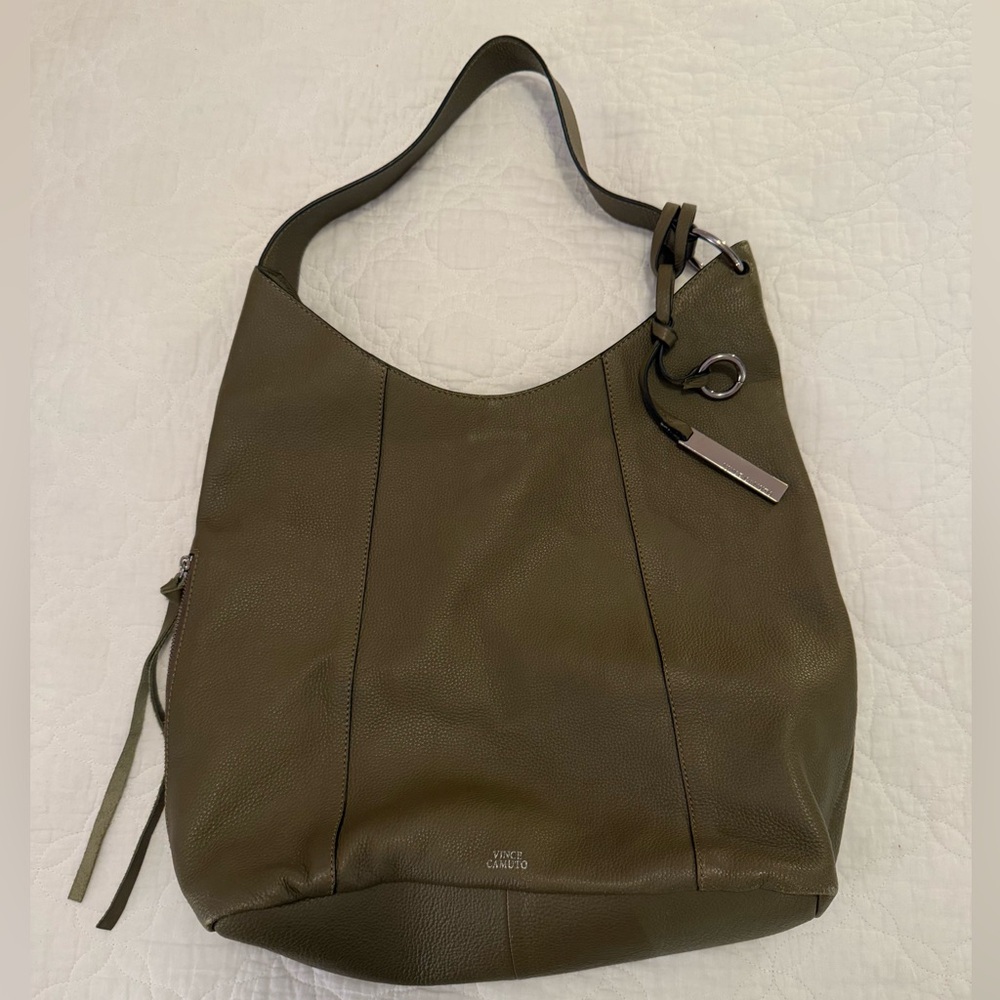 Vince Camuto Army Green Hobo Bag